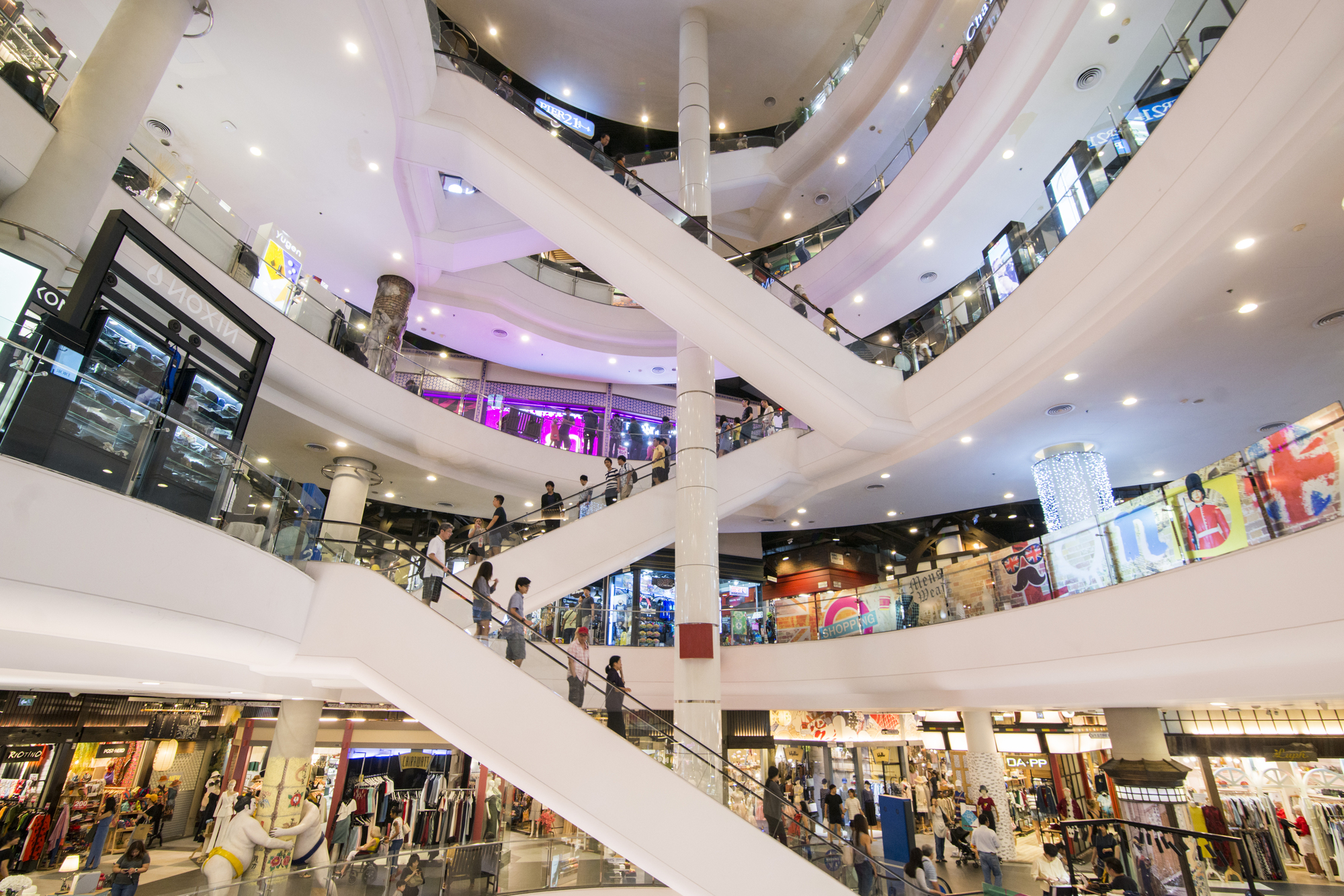 Temaetager i Terminal 21 Sukhumvit