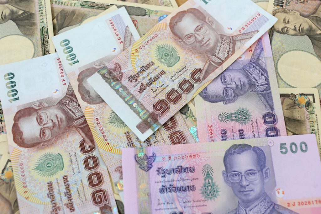 hæve penge i Thailand