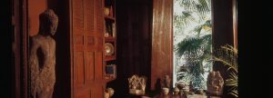 Jim Thompson House i Bangkok med traditionelle teaktræshuse