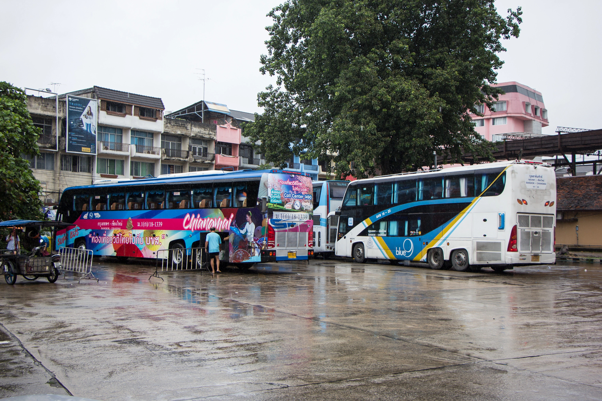 Bus fra Bangkok til Chiang Mai