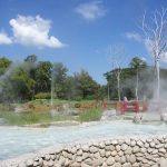 San Kamphaeng Hot Springs med varme kilder nær Chiang Mai
