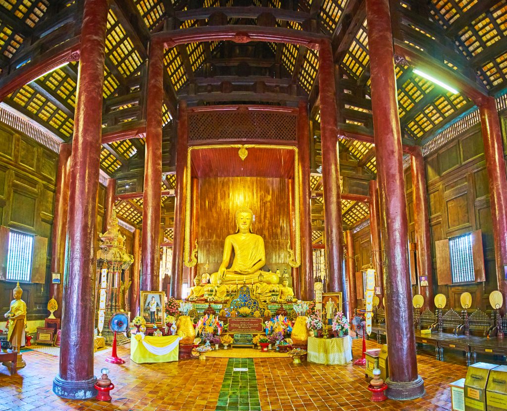 Træviharn ved Wat Phan Tao