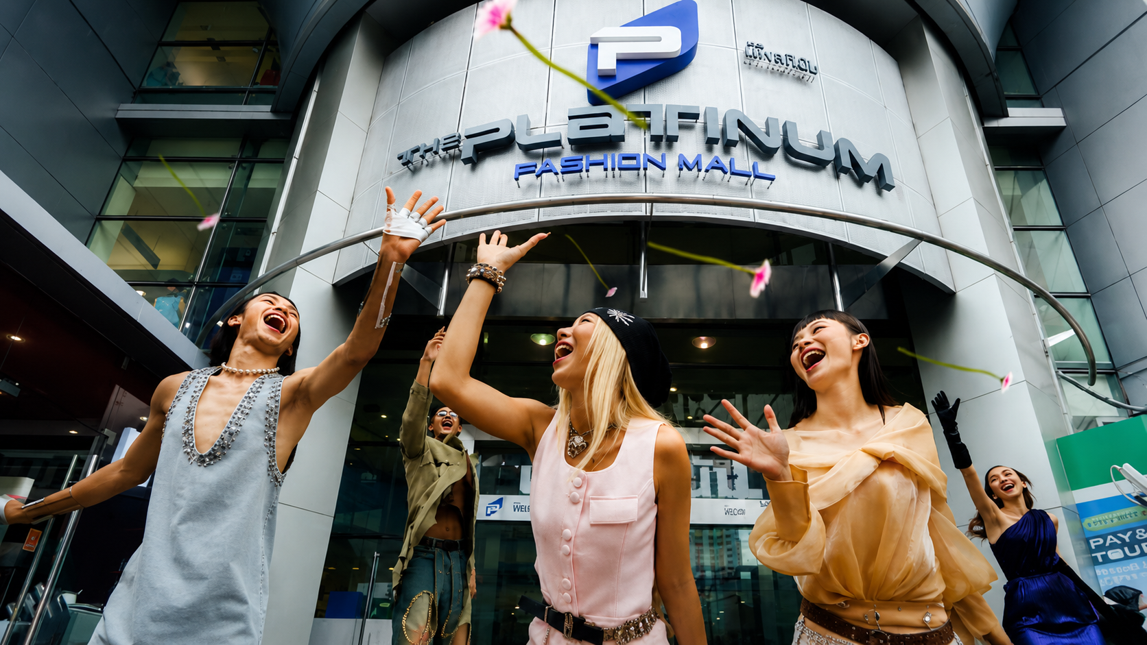 Entrance to Platinum Fashion Mall Bangkok