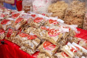 Snacks i Chinatown Bangkok på Yaowarat