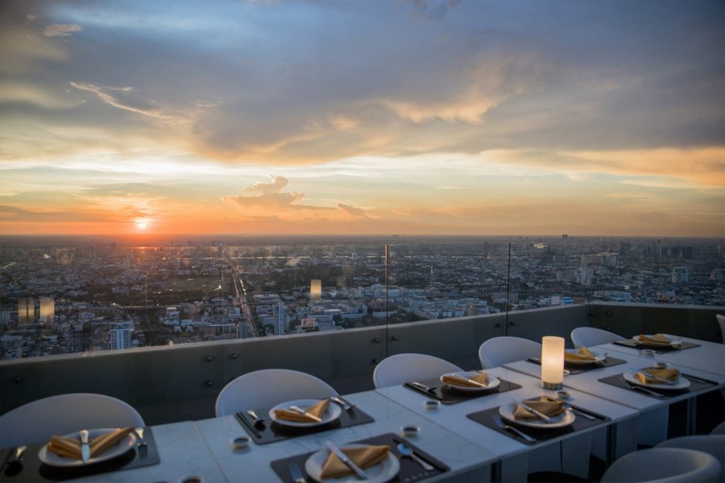 Udsigt fra Baiyoke Sky Hotel