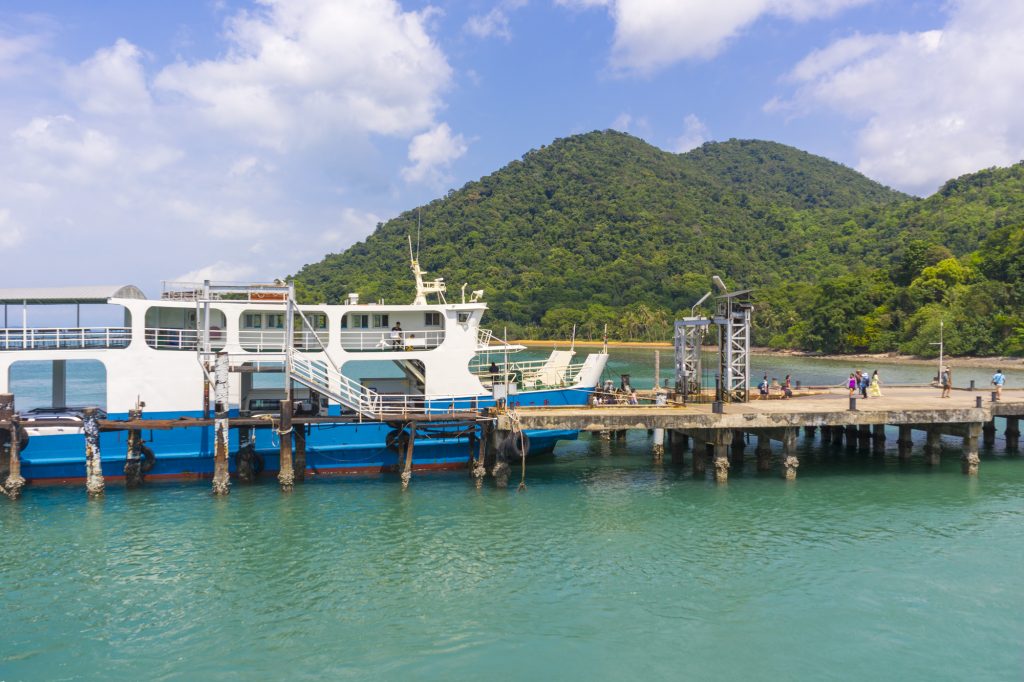 Færge til Koh Chang, komme til Koh Chang